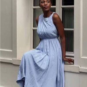 AJE Abbey Twisted Midi Dress